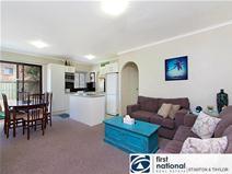 Jamisontown NSW Offers over $285,000 A perfect investment awaits you with this 2 Bedroom Ground Floor Unit. Immaculately presented with modern Island Bench kitchen and good size Bedrooms this property is a must see. Situated in a popular location close to major shopping centres, public transport, schools and sporting facilities such as Panthers to name a few. The Unit is currently tenanted with the lease expiring March, 2015 and the rental return is $290 per week. This property will suite the savvy investor so don’t miss out. Features: • 2 Bedrooms • Ground Floor • Modern Island Kitchen • Separate Laundry • Storage Area • Split System Air Conditioner