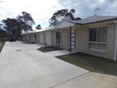  41-43 Wickham Street, NANANGO, QLD 4615 FOR SALE: $199,000 Quality units with 2 bedrooms plus a study in a 3 unit complex. Light and airy open plan design in the kitchen and dining area with sliding door to the back patio and private lawn. The bedrooms have built in robes and the laundry is concealed behind folding doors. Has town and tank water plus a single lock up garage. All paths and driveways are concreted and the gardens have been landscaped. The units have privacy fencing in place and are within energetic walking distance to the primary school and town centre. These are strata titled units and are all currently rented for $200 pw each, to quality tenants. This is a great investment for the future so make a time to inspect. 