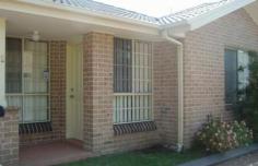  1/12A Lamonerie Street, TOONGABBIE NSW 2146 
			 Spacious 3 Bedroom Villa with Double Garage! 
 This neat and tidy 3 bedroom villa includes, en-suite to master 
bedroom, built ins to all bedrooms, large lounge room, well maintained 
kitchen, split system air-conditioner, double car garage. 
 Walking distance to train station, bus stop and all amenities. 
Features
 Air conditioning Alarm System Bath Built in wardrobes Ensuite Heating Internal Laundry 
		 