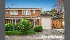 4/11 Glen Ebor Avenue Blackburn Vic 3130 Nestled in a quiet street, adjacent to Blackburn Station, this 
comfortable residence provides comfortable living in a fantastic 
location, close to shops, schools, station and public transport. Two
 generous bedrooms are on offer, with a galley kitchen spilling to a 
large, carpeted, family room, a lock up garage with rear door provides 
secure car accommodation, and a north facing covered alfresco area and 
courtyard is the perfect spot for sun drenched breakfasts or barbeques 
with friends. A powder room and bathroom are upstairs and two 
toilets are a bonus, the rear position offers security and quiet living,
 this area of Blackburn is much sought after and offers a short walk to 
the shops for your bread, milk and newspaper, whilst leaving the car in 
the garage. The front colonial windows are shaded by beautiful plants and bushes and creates a calming atmosphere for lifestyle living. Photo ID required at all open for inspections. 