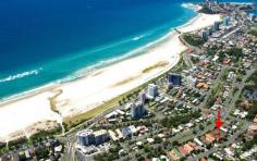  3/44 Coolangatta Road Kirra Qld 4225 Sunny north facing balcony overlooking gardens 
* Freshly painted and brand new carpet throughout 
* Secure garage parking 
* Rent appraisal $320 a week 
* Body Corp only $35 a week 
 
 
 Boasting a first floor sun drenched north facing balcony this delightful
 2 bedroom Kirra unit has BUY ME all over it. Freshly painted throughout
 with brand new carpet and loads of windows to ensure maximum enjoyment 
of this light, bright and oh so liveable home. 
 
Functional kitchen with large fridge space and separate laundry. 
Spotless bathroom with extra cupboard storage. Two bedrooms with main 
bedroom north facing with large windows to catch the cooling sea 
breezes. 
 
Secure basement parking and landscaped gardens surrounding the small complex of only 10 units. 
 
Ideal location only a flat 5 minute walk to the Kirra shops and 
beautiful beachfront not to mention a stone's throw from the university 
and airport. 
 
Call today for an immediate inspection. 