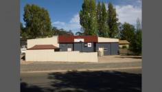  60 New Rd Clare SA 5453 COMMERCIAL PREMISE - FACTORY WORKSHOP WAREHOUSE! Adaptable
 premises highly suitable for many commercial or light industrial 
purposes. Situated in a developing commercial area. Total land area 
approx 1800 m2. Main building approximately 427 m2, with 3 phase 
power, separate workshops, lunchroom and ablution block, plus 180 m2 all
 weather canopy with 600m2 concrete work apron. Separate three roomed 
office. Currently divided into three individual workshops plus the 
office building. Two workshops are rented at $15600 pa ex GST and the 
office building rented at $6240 pa ex GST. One workshop space is still 
available for lease @ $200 pw. Excellent investment in Commercial building plus opportunity to run your own business from the Suite currently unoccupied. 