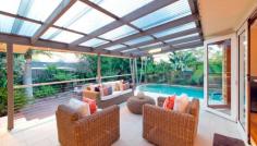 4 Kapyong Street Belrose NSW 2085 Amazing Family Home in Peaceful, Leafy Cul-De-Sac Next Open: Wed 22nd Oct 12:00PM - 12:45PM Flowing over two spacious levels, it's clear this stylish home was designed with modern family living in mind. Set in a quiet cul-de-sac with leafy outlooks from almost every room, it boasts formal and informal living/dining rooms, open plan indoor/outdoor entertaining and an outdoor pool and spa surrounded by level manicured gardens. Well-located, it's just a 5min stroll to the local primary school, shops and bus transport, a 3min drive to Frenchs Forest Shopping Centre and a 10min drive to the surf, sand and sunshine of Dee Why and Collaroy. For an exceptional family lifestyle, you better be quick!  • Separate formal living and dining rooms, open plan kitchen/family room  • Kitchen with Caesarstone bench tops & gas stainless steel Smeg appliances  • Family room flows to covered poolside terrace for all-weather entertaining  • Large level 696sqm approx. block of land, tropical gardens, manicured level lawns  • 5 bedrooms with robes, 3 stylish bathrooms (1 tub), internal laundry with WC • Impressively huge master suite with walk-in robe and ensuite bathroom  • Reverse-cycle air conditioning, double garage with further off-street parking  • Beautifully presented with nothing to spend - move straight in and enjoy  Proudly marketed by Maggie Wu Jeffers CENTURY 21 Cordeau Marshall And Roy Luo 0430 213 018 R&K Investment Service  Belrose Lifestyle Highlights Map Loading 