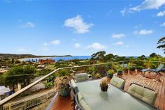 58 Scenic Hwy, Terrigal NSW 2260 Per night: $300 to $600 Per week: $1,520 to $3,800 Maximum adults sleeps 8 Total adults & children sleeps 8 Bond required 
 
 Take in 180 degree ocean views and enjoy the seaside life. The 
Panorama is home to north-easterly views of Terrigal and out to 
Forresters headland. Indoor/outdoor living spaces flow seamlessly. 
Featuring a huge timber deck, open plan living, air conditioning, lofted
 ceilings and double lock up garage, The Panorama delivers cool summer 
breeze and warm winter sun. Perfect for families, this inviting house 
contains modern furniture and a fully fenced grassed yard for kids to 
play. Only two minutes drive to North Avoca Beach and three minutes 
drive to Terrigal beach and esplanade. Master bedroom contains a queen 
bed, balcony, impressive views, en suite with spa bath and walk-in robe.
 Bedroom 2 contains a queen bed, views and built-in robes. Bedroom 3 
contains a double bed and built-in robes, while self-contained lower 
level contains a queen bed, kitchenette, views and bathroom. *Please 
note: these are sales images. Furniture is subject to change. 
 Multiple living spaces include plasma TV, DVD player, ocean views Kitchen contains dishwasher, oven, gas cook top, microwave, fridge Huge deck perfect for entertaining with amazing ocean views, gas BBQ Fully fenced grassed yard ideal for kids to play; self contained lower level Close to Terrigal and North Avoca, air conditioning; floorboards in living areas Two bathrooms contain a shower; full laundry contains washer and dryer 