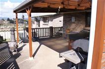  3 Panorama Place Deloraine TAS 7304 What A View Modern 3 bedroom home Completely renovated kitchen featuring granite bench-tops, with top quality fittings Main bedroom has adjoining ensuite All bedrooms have built-in robes Renovated bathroom Spacious open plan kitchen, dining & lounge With panoramic views over the town and countryside Adjoining the double garage is a teenager's retreat which would be an ideal fourth bedroom or second living area and has its own entrance  There is a private undercover deck area with an outdoor jacuzzi plus room for the barbeque and entertaining Securely fenced yard with Cubby house for the children Extensive tiled and paved area Located in town centre with all amenities close by General Features Property Type: House Bedrooms: 3 Bathrooms: 2 Land Size: 1136 m² (approx) Indoor Features Ensuite: 1 Dishwasher Open Fireplace Outdoor Features Garage Spaces: 3 Other Features Light Fittings, Insect Screen, Exhaust Fan, Range Hood, TV Antenna, Clothes Line, Close to transport $359,000 