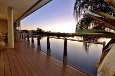  25/20 Anchorage Circuit, Twin Waters, QLD, 4564 Architecturally outstanding waterfront townhouse imbued with superior form * 
Expansive long water views framed by striking lines and clever spatial 
transitions * Arguably the finest position within this highly sought after 
private enclave * Designed with dramatic flair to push the visual boundaries 
across waters edge * Unrepressed 4 metre deep private timber decking partners 
multipurpose privacy shutters * Vast banks of stacker doors peel back to 
integrate interior and exterior living spaces * Culinary designer kitchen 
blends sleek ebony benches and walls of custom white cabinetry * 3 Carparks 
individually garaged in secure basement carpark, along with an exclusive caged 
storage area * Opulent master suite with private viewing platform and 
decadent spa tub perched at waters edge * Dedicated media room/third bedroom 
accesses private courtyard terrace * Separate wing houses office and massive 
bedroom with balcony, dressing room and ensuite * Includes private and unique 
wet edge lap pool in addition to the larger central pool in the complex * 
CBUS technology throughout, two private garages and a large storage cage 
accessed via elevator * Moments to Twin Waters Golf, or the ambient cafe's 
and unspoilt surfing beaches at Mudjimba $1,150,000 