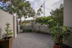  22B Belgrave St Maylands WA 6051 This stunning architecturally designed 6 years young home is located in a strongly favoured enclave of Maylands. Enter
 via the secure front gate through a tranquil courtyard to the front 
door. The lower level consists of passage, separate laundry, powder 
room and open plan kitchen dining living area. Upstairs are the 2 
bedrooms and 2 ensuite bathrooms. FEATURES Remote controlled double lockup garage Storage area and workshop in garage Access to the rear of the property through the garage as well as a side path PV Solar Panels on the roof for cheaper power bills Bamboo flooring on the lower level, staircase and upper landing Carpeted bedrooms Juliet balcony off second bedroom Recessed halogen lights throughout European stainless steel appliances in kitchen including fully integrated Dishwasher Ceasar stone benchtops throughout Double Stainless sink Fully ducted reverse cycle air-conditioning with 2 condensers for zoned climate control Instant Gas HWS Fully reticulated established garden Smart Wired Three Phase power Built in robes in each bedroom Green Title – No strata fees or Corporate Body to answer to Parking for 4 cars Security screens throughout Opposite a large well maintained park Corner block City glimpses 