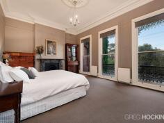  133 Canterbury Road Middle Park VIC 3206 "Wansley" Captivating Residence With Unique Separate Tower Apartment A magnificent and unique landmark property “Wansley” boasts a captivating combination of c.1890 Victorian grace and sophisticated architect designed contemporary space. This stylish home with a four bedroom floor plan on 370sqm (approx) also features an adjoining c.1926 unique tower apartment. Behind its stunning heritage facade, an exquisite lead light entry and grand arched hallway introduce formal sitting and dining rooms filled with the personality of handsome marble open fireplaces and soaring ceilings. Beyond, an integrated marble kitchen with Smeg appliances serves light drenched open plan spaces extending to landscaped outdoor zones that include a solar/gas heated pool, shaded alfresco entertaining domains and remote garage via Canterbury Place. Upstairs, a deluxe main bedroom enjoys its own zone with open fire, verandah access, extensive built in and fitted walk in robes and palatial bathroom with freestanding bath and fireplace. In a separate wing, three further double bedrooms feature built in robes/ desks. Complements include hydronic heating, ducted cooling, abundant built in storage. The unique separate tower apartment which is flexible as further accommodation, a ... show more View Sold Properties for this Location View Auction Results General Features Property Type: House Bedrooms: 6 Bathrooms: 3 Indoor Features Toilets: 5 Air Conditioning Outdoor Features Garage Spaces: 1 Swimming Pool - Inground Other Features Built-In Wardrobes,Close to Schools,Close to Shops,Close to Transport,Secure Parking, views 