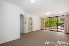  19/ 346 Pennant Hills Road CARLINGFORD NSW 2118 Offers over $495,000 Discover all the benefits of living within a stone's throw of the Carlingford train station, bus, parks, Carlingford Court and highly desirable schools including James Ruse Agricultural High; with this ground floor apartment set in a well maintained security complex. Boasting a sunny, oversized entertainer's balcony as an impressive focal point, the low maintenance property features fully carpeted combined lounge and dining area, tidy eat-in gas kitchen and two bedrooms with built-in wardrobes and direct balcony access. There is an internal laundry and security intercom, secure garage parking for one car on title and pleasant established communal gardens. Having just been re-carpeted and freshly painted this apartment is in tidy condition throughout, the easy-care nature of the apartment and it's wonderfully central position will be particularly appealing to the astute investor seeking reliable returns, or to first home buyers/downsizers.   