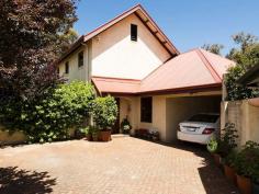  445B RAILWAY ROAD, SHENTON PARK, WA, 6008 SHHHHH...THIS HOME IS A BEAUTIFULLY KEPT SECRET... Hidden away from the world, yet right on the door step to everything is this brilliant two storey home on a quiet secluded rear block. Large open plan living and a gorgeous northerly courtyard make this home an ideal downsizer, executive home or trouble free investment.  ACCOMMODATION 3 bedrooms 2 bathrooms Open plan living/dining  Kitchen  European laundry in bathroom 2 WCs FEATURES Rear home set back off the road Timber entry door  Terracotta tiles Recessed LED lights and spotlights throughout Large open plan living area 