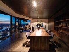  82/7 Riverside Quay Southbank VIC 3006 E82 PENTHOUSE - EUREKA TOWER - The Apex of Living in The World's Most Liveable City Envisioned by the internationally renowned firm Fender Katsalidis Architects, E82 is a celebration of bravura views, sophisticated lifestyle, and decadent luxury design.  Sprawling over the entire 82nd floor of Melbourne's Eureka Tower, this lavish residence is a rare opportunity to occupy the foremost position over Australia's most stylish, European-style city. This breathtaking 676m2 abode is designed and decorated by visionaries who love entertaining in large-scale luxury apartments.  E82 was originally designated by architect Nonda Katsalidis to be his private residence. Every design feature heightens the creative input of award-winning interior design architects Fitt de Felice and Molecule Studio.  Outstanding features include unrivaled 360° outlooks over the city, a lavish Kos spa perched at the prow of the master ensuite, a 20-seat custom made dining table, master kitchen with HydroTaps (offering hot, cold, and sparkling water on tap) that leads via the butler's pantry to a second kitchen for catering staff, as well as an INOA wine cellar housing over 1,300 bottles. This remarkable one-off penthouse is not just an architectural ... show more View Sold Properties for this Location View Auction Results General Features Property Type: Apartment Bedrooms: 5 Bathrooms: 5 Building Size: 676.00 m² (73 squares) approx Indoor Features Toilets: 8 Outdoor Features Garage Spaces: 8 Contact Agent 