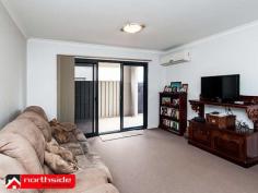  1/1 Sunlander Drive Currambine WA 6028 SUNLANDER SPECIAL Perfectly located just a short walk from the Currambine Train Station and situated in a luxurious, resort style, secure and well maintained complex is this spacious and modern 1 bedroom, 1 bathroom ground floor apartment which is currently tenanted at $360 per week until March 2015. This wonderful apartment is bigger than usual and features a tiled entrance that leads into a spacious open plan living and meals area, which opens up further via a sliding patio door that leads out to a large paved private L shaped courtyard, which is just perfect for relaxing or entertaining, during one of Perth's beautiful summer evenings.  The modern and well appointed kitchen features both below bench and overhead cupboards, a microwave and refrigerator recess, plenty of bench space and comes complete with stainless steel appliances including an under bench electric oven, range hood, electric cook top and space for a dishwasher. Off of the hallway and to the right you will find a double door, shelved linen press and the modern bathroom with large shower, vanity with storage and the New York style laundry including a wall mounted clothes drier, laundry trough and space for . General Features Property Type: Apartment Bedrooms: 1 Bathrooms: 1 Indoor Features Intercom Outdoor Features Carport Spaces: 1 Other Features Close to transport/shops/school/park, $309,000 - $329,000 