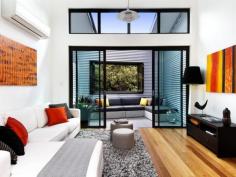  8/19 Beeson Street Leichhardt NSW 2040 One bedroom plus study apartment with study in 'The Factory' building. With generous internal living spaces and extensive alfresco entertaining area, this glamorous two-storey apartment is located within the sophisticated boutique development 'The Factory'. Presenting stylish executive living at its best, it's secluded in a serene cul-de-sac moments to the culinary delights of nearby Norton Street. The accommodation comprises of main bedroom with built-in robe and private balcony, spacious free-flowing living area, chic CaesarStone gas kitchen with stainless steel appliances, enormous private outdoor entertaining terrace, smart bathroom, additional study/media room, large internal laundries and generous storage. Features - Basement security parking, polished hardwood floors, built-in wardrobes, light-filled interiors, air conditioning, heated towel rails, energy efficient lighting. They enjoy easy access to the CBD via the nearby City West Link and Light Rail Station 