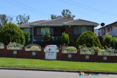  11 Besley Street Cambridge Park NSW 2747 Pick of the Crop A neat and bright 3 bedroom home with a tidy kitchen, formal dining room, large lounge room, 2 toilets, carpet & tiles throughout, single drive through garage, very well kept front and back gardens and located within walking distance to schools and shops. View Sold Properties for this Location View Auction Results General Features Property Type: House Bedrooms: 3 Bathrooms: 1 Land Size: 562 m² (approx) Outdoor Features Garage Spaces: 1 Offers Over $420,000 