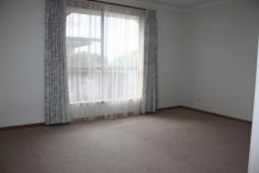  1/27 Ronald Street DEVONPORT, TAS 7310 "GREAT DOWNSIZER OR INVESTMENT" * 2 bedroom brick and tile unit* Open plan living areas* Thermostatically controlled electric heating* Remote control garage with internal access* Separate laundry area with good cupboard space* Easy to maintain landscaped garden* Sunny north facing aspect* One of only 2 on the block* Nice and close to Fourways shopping centre   