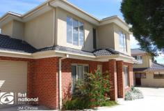  2/30 Jubilee Street NUNAWADING VIC 3131 Comfort, privacy and convenience assured with this wonderfully accommodating double-storey townhouse positioned on a secure allotment within close proximity to all amenities. Step inside this lovely town house and you will not be disappointed. Features: two bedrooms, all with built in robes (including main with ensuite), separate laundry and single remote lock up garage. The ground floor comprises main entrance, open study area, separate living area, and a generous open plan kitchen over-looking a glorious court yard and low maintenance garden. This modern kitchen includes stylish stainless steel appliances with gas cooking and dishwasher, as well as adequate cupboard space. Upstairs features two bedrooms, the master with split system air conditioning, and both with built in robes. The stunning family bathroom boasts a full size bath and separate shower. Enjoy easy freeway access and the convenience of being able to walk to Blackburn Primary School, Blackburn High School, bus and train, shops (Station St shops, Nunawading's “golden mile” and local cafes) and Cootamundra Walk.   
