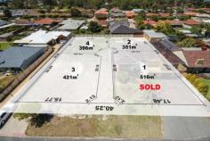  42-44 Hutt Road Morley WA 6062 Tired of looking through homes that simply don't suit and are starting to think - maybe I'll build? We have a choice of THREE lots of varying sizes available today! Lot 2 / 42-44 Hutt Rd - 351sqm - $359,000 Lot 3 / 42-44 Hutt Rd - 421sqm - $469,000 Lot 4 / 42-44 Hutt Rd - 396sqm - $399,000 LAND IN BRIEF - Cleared level sites ready to build. - All services connected by settlement. - Survey strata lots. - Around 800m metres to Morley Galleria shops. - Great street appeal.  
				 