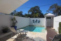  34 Myles St Tewantin QLD 4565 This home has been cherished and loved and it is easy to see why. 
 
The perfect interior with spacious living and dining accommodation 
inside and out, offers flexible use of rooms to suit anyone's needs. 
 
Master bathroom has twin basins, huge spa bath and walk in robe. 
Fully glazed conservatory and pool deck with 6 x 4 m swimming pool..in 
pool bas and wall fountain with a covered terrace for alfresco living. 
Beautiful gardens with two car garage
 