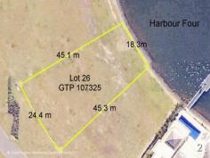 Lot 26, 1026 Edgecliff Drive Sanctuary Cove Qld 4212 
 Property Snapshot: 

 1. North east facing waterfront allotment on sheltered Harbour Four. 

 2. Generous 1,041 sqm land holding with 18.3 m deep water frontage. 

 3. Extra deep 45 m side boundaries and broad 24 m street frontage. 

 4. Sweeping views across broad harbour towards Coomera River. 

 5. Opposite parklands within a short stroll of children’s’ playground. 

 6. Located among high quality established waterfront residences. 

 7. Desirably set back from Edgecliff Drive on separate access drive. 

 8. Excellent opportunity to build in a prestige waterfront precinct. 

 9. Drawings for substantial 5 bedroom home available if desired. 

 10. Buggy ride to Village, Golf Club, Country Club and resort hotel. 

 Property Portrait: 

 This generous 1,041 sqm north east facing waterfront allotment on 
exclusive Edgecliff Drive offers a superb opportunity to build your 
ideal home on a sheltered harbour within the secure confines of 
Australia’s premier residential resort. (Photo 1) 

 With its highly desirable aspect and 18.3 metre deep water frontage 
offering sweeping views across the harbour towards the Coomera River, 
this allotment affords its new owners bridge free access to the 
Broadwater and the open ocean beyond, making it an ideal location for 
those wishing to enjoy the boating lifestyle (Photo 2). 

 With deep 45 metre side boundaries and a broad 24 metre street 
frontage which faces onto parkland, this allotment assures its owners of
 plenty of space and privacy for their new home. (Photo 3) 

 Located among a number of established homes and set well back from 
Edgecliff Drive on a separate residents’ access drive, this select 
waterfront allotment offers a unique opportunity to build your own 
personalized home in a premier waterfront precinct within the resort. 
Alternately, a set of architect drawings for a substantial two storey 
five bedroom home is available if so desired. (Photo 4) 

 The Sanctuary Cove lifestyle offers secure and relaxed living centred
 around one of Australia’s finest marina villages with a wide range of 
specialty shops, cafes, bars and restaurants as well as a post office, 
bank, pharmacy and medical centre, all within a buggy ride of the secure
 residential precincts.
 
 The benefits of being a member of the Sanctuary Cove community 
include access to two championship golf courses, an exclusive Golf Club,
 a modern Country Club with gym, pool, sauna and dining facilities as 
well as tennis courts and a golf practice range. Residents also have 
access to the dining and recreational facilities of the InterContinental
 Hotel Sanctuary Cove. 

 With the peace of mind which comes from living in an exclusive 
community covered by 24 / 7 land and water security patrols, back to 
base alarm systems and emergency medical attention call buttons in every
 home, the Sanctuary Cove residential resort offers simply the best of 
all lifestyles. 

 © The material in this listing is copyright. Apart from fair dealing
 for the purpose of private use or research, as permitted under the 
Copyright Act, no part may be reproduced by any process without the 
permission of Brett Hughes Marketing Quality Property Pty Ltd. 

 Disclaimer: The material displayed in this listing is based on 
information provided by the vendors and other sources and has not been 
verified by the listing agency. Brett Hughes Marketing Quality Property 
and its agents cannot be held responsible for the accuracy of this 
material and prospective buyers are advised to conduct their own 
independent enquiries prior to purchase. 
 