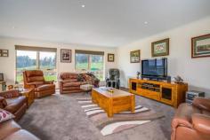  34 Laytons Road Sidmouth TAS 7270 Great Land, Great Home, Great Lifestyle Overlooking undulating pasture and capturing vast views of green fields, this 21.76 Ha (approx. 53 acres) property is the epitome of life in the Tamar Valley. With a combination of an eco-friendly, near new 4-5 bedroom home, built in 2013, ample water supply, mostly pasture with light bush and good outbuildings, country living surely couldn’t get any better than this? The current owners have endeavoured to make the modern home as self-sufficient as possible. They don’t pay anything for power, water or sewerage. There are 22 solar panels, solar hot water, double glazing, floor, ceiling and wall insulation, 4 dams (2 spring fed) and 2x 23,600L water tanks. The property has a fire zone rating of 1 even though there is a patch of trees to cut your own wood and various fruit trees and vegie beds will ensure an upcoming harvest. With 4 paddocks, each with their own water supply, it’s up to you what you run. Currently being used for horses and a few cattle although your options are endless with the addition of cattle yards, which easily converts to a round yard, vet cattle crush and loading ramp, 3 bay machinery shed, double garage and workshop. A 40 foot container with power and water is currently being used as a tack room and you will also find a dog run, wood shed plus private paved courtyard for summer dining. The interior of the home is light, bright and spacious. The kitchen has all the features including soft close cabinetry, stainless steel appliances, a 900mm oven with gas cooktop.  2 living areas ensure entertaining flexibility with a modern dcor running throughout the rest of the home. This is a very rare combination of home, land and lifestyle to come onto the market and we welcome your inspection today! 