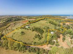540 Duranbah Road, Duranbah, NSW 2487 
 This premium coastal lifestyle property will nourish the soul and feed the senses. 

 This stunning 45 acres with home provides rare broad versatility to 
use for leisure ie quad and motorbikes, small crop farming, home 
business (light industrial or other), renovation of existing homestead 
OR demolition for dream home with jaw dropping panorama and possible 
future subdivision into 2 or more small acre lots (STCA). The property 
may also hold appeal for a future bed n breakfast or perhaps a cabin 
development under the zoning. 
 
 The elevated rural enclave of Duranbah has a location as rare as 
rich its red and black soil. Situated on the Tweed Coast between Byron 
Bay and Gold Coast literally 4kms inland from the well renowned Cabarita
 Beach, this traditional farming area boasts some of the most 
breathtaking views imaginable. Its close proximity to the cafe set of 
Kingscliff Village, great surf beaches plus the attractions and 
international airport on the Gold Coast are just some of the reasons for
 this emerging lifestyle market. 
 
 A quaint original 3 bedroom cottage sits stoically on a knoll with 
views to the east over Cudgen Lake to the Pacific Ocean while 
picturesque rural views are framed in all other directions. A large 
nearby shed of approx 20m x 6m plus annex in size has 3 phase power 
ideal for the handyman/home business. The newly fully fenced property 
has 2 dams (the larger spring fed with pump to the house). There is 
passing income from current tenants happy to stay on. 

 This property offers seclusion without isolation and is limited only 
by your imagination. Book your inspection today of this unique offering 
to avoid disappointment. 
 