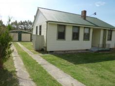  53 Churchill Street Goulburn NSW 2580 First home, investor buyer Currently tenanted until December 2014 at $300 a week.  Three bedroom home with living, dining plus kitchen laundry Set back from front boundary for effective privacy, 672 square metres Three bedrooms all with full wall mirrored robes Gas hot water, heating and cooking Double colourbond garage cement floor, roller doors Vinyl clad with effective insulation Secure colourbond fences ideal for safety for children and pets Backing on to park, walking area Immediate return on settlement. $259,000 View Sold Properties for this Location View Auction Results General Features Property Type: House Bedrooms: 3 Bathrooms: 1 Building Size: 99.96 m² (11 squares) approx Land Size: 672 m² (approx) Price per m²: $402 Indoor Features Living Areas: 1 Toilets: 1 Outdoor Features Garage Spaces: 2 $270,000 