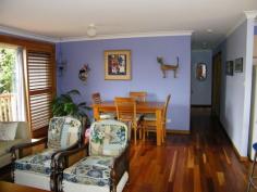  2/7 Margaret St Point Clare NSW 2250 $375,000 Take this chance to get yourself into the property market with is well presented upstairs unit. The residence offers open plan loungeroom and dining area with timber floating floors, For all year round comfort windows have fitted with new plantation shutters Two generous sized bedrooms both with built-in wardrobes /Study or third bedroom all with carpet i Light and airy kitchen has plenty of bench top and cupboard space, Bathroom with bath and separate shower, toilet Downstairs laundry and storage room with access to the single lock up garage Views looking over to Gosford from the balcony Tiered, Private enclosed courtyard with established plants and gardens Read more at http://woywoy.ljhooker.com.au/8MMH30#IwB3kU2RRTjcEDgu.99 