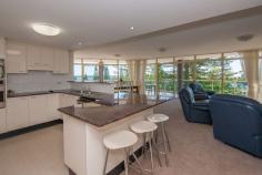  401/2-4 Murray Street Port Macquarie NSW 2444 $849,000 Showcasing a spectacular CBD location, this contemporary apartment is all about convenient and modern living. Perfect for the professional couple or retiree, this stylish property is positioned in a bustling locale, close to shops, cafes and The Glasshouse. Overlooking the Hastings River and Town Green, this apartment occupies all the northern corner to maximise the winter sun and ocean breeze. Each room offers access to an expansive wrap-around balcony, providing endless, outdoor living options. Taking advantage of the view, the generously proportioned living area is serviced by a quality kitchen with loads of storage. With its CBD location and resort style facilities, living here will be like being on holidays all year round. 