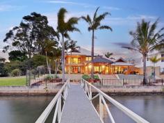  6 Norfolk Ct Pelican Waters QLD 4551 Iconic Waterfront Residence - Positioned at the end of a cul-de-sac on a 1149sqm north to water allotment surrounded by parkland  - This stunning 5 bedroom plus study property is sprawled over two levels with stunning water and parkland views  - Encompassing approximately 570sqm of under roof living, this home has been designed to maximise its location  - Balinese inspired design capture a flow from inside to outdoor living, ideal for entertaining or relaxing  - Sparkling in ground swimming pool with spa and grass thatched hut overlooking nearly one kilometre of the main canal  - Private pontoon and immaculate gardens make this property perfect for the large family or those who like space and enjoy privacy  - Oversized triple car garaging plus stunning timber and granite kitchen with three separate internal living zones  - Absolutely amazing home first time to the market this property will not disappoint call Luke Carter to arrange your private viewing 