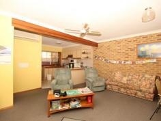  67/1 Carramar Drive Tweed Heads NSW 2485 Over 55's Complex - An Ideal Location Single level Villa situated in a quiet and relaxed over 55's complex. Beautiful sunny position, quiet, light and airy. A very tranquil leafy location, filled with sunshine. Perfect winter and summer.  Big open plan kitchen with walk in pantry. Combined living and dining with fan and reverse cycle air conditioning. All windows fitted with white plantation shutters. 2 bedrooms both with built-in's. Generous main bedroom with adjustable external aluminium shutters. Family sized bathroom with bath and shower. Private and secure courtyard ideal position to entertain. Solar hot water system. 8 panel solar electricity system fitted. Single lock up garage. Daily bus service through the village. $249,000 