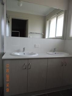  46 Clarke Street Wallaroo SA 5556 $340 p.w. Property Information Situated in the peaceful area off Ernest Terrace in Wallaroo in the establishing area adjacent to the hospital and surrounded by other quality new built homes. These newly constructed, modern, stylish homes are just waiting for the perfect tenants to make their own now! On offer to each are 4 bedrooms, main with walk in wardrobe and ensuite, sparkling new kitchen with stainless steel appliances including dishwasher. Separate bathroom & toilet, and overall providing an open plan layout with quality tiled flooring, carpets and elegant fixtures throughout. Reverse cycle air-conditioning for all year round comfort. Landscaped front & rear yards and watering system, fully fenced secure yards allows for easy care and provide sufficient space for the kids to play or entertainers alike. The double garage with roller door has direct access inside, rear patio provide for stylish living. Just a short walk to the town centre, hospital, shopping centre . You would be crazy to overlook these beauties! These properties is a must see; contact us today for further details. Available Date 	 Thursday, 19 February 2015 Property Type 	 House Garaging / carparking 	 Double lock-up, Off street Heating / Cooling 	 Ducted Reverse Cycle Air Conditioning Property features 	 Smoke alarms Kitchen 	 Dishwasher and Gas cooking Living area 	 Open plan, Formal lounge Main bedroom 	 Double, Walk-in-robe and Air Conditioning Ensuite 	 Separate shower Bedroom 2 	 Double, Built-in / wardrobe and Air Conditioning Bedroom 3 	 Double, Built-in / wardrobe and Air Conditioning Bedroom 4 	 Double, Built-in / wardrobe and Air Conditioning Main bathroom 	 Bath, Separate shower, Exhaust fan Laundry 	 Separate Fencing 	 Fully fenced Water supply 	 Town supply, Tank Locality 	 Close to schools, Close to shops Bond $ 	 2,040 