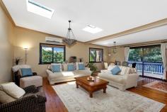  28 Forestville Avenue Forestville NSW 2087 A Tranquil Tropical Retreat Graced with a host of unique touches and wonderful indoor and outdoor living, this two storey family home is situated in a sought after pocket of Forestville handy to buses, shops and schools. This magically uplifting private retreat features tropical backdrops, cascading ponds, Balinese style cabana with thatched roof and several timber decks framed by lush green ferns and tropical garden plants. There are large living areas on each level. Families searching for well defined and very separate living spaces will be delighted. At entry level, the wide inviting entrance way leads to a very spacious open plan lounge and dining room which opens to a covered entertaining deck. This full width timber deck can also be accessed from the family room and modern granite eat-in kitchen. The master bedroom is spoilt for features which include its own study, a walk-in robe, ensuite bathroom, air conditioning and slide glass doors which open out to an Infinity spa pool with pressure jets, glass fencing and decking surrounds. A large home office which is optional as a 5th bedroom and a powder room completes this level. The lower floor consist of a generous sized rumpus room from which 3 more bedrooms are accessed from, as is the main bathroom, its own entertaining deck, the internal laundry and a large workshop and storage area. Other enticing features include: * Modern granite kitchen with large gas cook top and Asko dishwasher * Gas heated spa pool and gas HWS + slow combustion fire * Reverse cycle air conditioning * 3 phase power * Large carport able to accommodate several vehicles * The spa pool has been issued a compliance certificate * 1,012sqm block Property details Price: Offers Over $1,200,000 5 beds | 2 baths | 3 cars Property overview Property ID: 1P1710 Inspection: As Advertised or by Appointment  Sat, 7th Feb 1:00 PM - 1:30 PM Property Type: House Land Size: 1012 m² (approx) Carport: 3 