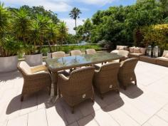  301/11 Esplanade Elizabeth Bay NSW 2011 DETAILS ID #: 0000247448 Price: Expressions of Interest Type: Apartment Bed: 5    Bath: 5    Car: 4 'Villa Caprera' - Whole Floor Palatial Luxury Opposite Park & Harbour Enjoying an ideal Northerly aspect and sublime views of waterfront Beare Park, the shimmering Harbour and NYE fireworks, this dream private oasis is the largest in an award-winning boutique security block of just 8. Architecturally inventive and glamorously appointed for contemporary easy living and entertaining with minimal upkeep, this vast indoor/outdoor apartment is perfect for downsizers or a young family. Masterbuilt and occupying an entire floor in a coveted harbourside cul-de-sac position, the apartment's sleek sophistication offers incredible versatility, absolute security and quiet privacy. A short walk to elite Elizabeth Bay marina, Rushcutters Bay tennis courts or high-fashion Potts Point shopping, dining and transport choices, this magnificent apartment is also just minutes to the CBD by water taxi.  * Level lift access directly into your private lobby and reception foyer  * 2 huge open plan living/dining rooms flow to 2 large alfresco terraces * Marble Miele Gaggenau gas gourmet kitchen, walk-in pantry, cocktail bar * 2 opulent master wings with marble ensuites, walk-in robes, terrace access * Separate study zone, 2 additional large bedrooms, 1 with marble ensuite * Large separate fully-equipped home theatre/rumpus room or 5th bedroom * Marble guest powder room, marble main bathroom, internal laundry room * High ceilings, abundant storage, sensor-lit wardrobes, motorised blinds  * Stone terraces, travertine or wide-planked timber floors, silk carpet in bedrooms * Ducted A/C (all rooms separately controlled), surround sound, no common walls * Motorised awnings, lush low-maintenance landscaping and vertical garden * 4-car security garage (internal access), comprehensive back-to-base alarm 