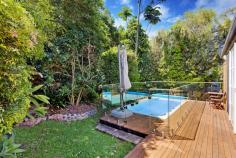  28 Forestville Avenue Forestville NSW 2087 A Tranquil Tropical Retreat Graced with a host of unique touches and wonderful indoor and outdoor living, this two storey family home is situated in a sought after pocket of Forestville handy to buses, shops and schools. This magically uplifting private retreat features tropical backdrops, cascading ponds, Balinese style cabana with thatched roof and several timber decks framed by lush green ferns and tropical garden plants. There are large living areas on each level. Families searching for well defined and very separate living spaces will be delighted. At entry level, the wide inviting entrance way leads to a very spacious open plan lounge and dining room which opens to a covered entertaining deck. This full width timber deck can also be accessed from the family room and modern granite eat-in kitchen. The master bedroom is spoilt for features which include its own study, a walk-in robe, ensuite bathroom, air conditioning and slide glass doors which open out to an Infinity spa pool with pressure jets, glass fencing and decking surrounds. A large home office which is optional as a 5th bedroom and a powder room completes this level. The lower floor consist of a generous sized rumpus room from which 3 more bedrooms are accessed from, as is the main bathroom, its own entertaining deck, the internal laundry and a large workshop and storage area. Other enticing features include: * Modern granite kitchen with large gas cook top and Asko dishwasher * Gas heated spa pool and gas HWS + slow combustion fire * Reverse cycle air conditioning * 3 phase power * Large carport able to accommodate several vehicles * The spa pool has been issued a compliance certificate * 1,012sqm block Property details Price: Offers Over $1,200,000 5 beds | 2 baths | 3 cars Property overview Property ID: 1P1710 Inspection: As Advertised or by Appointment  Sat, 7th Feb 1:00 PM - 1:30 PM Property Type: House Land Size: 1012 m² (approx) Carport: 3 