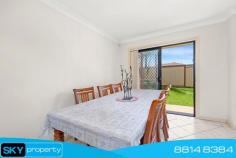  14/5-9 Graham Street Doonside NSW 2767 VENDORS MUST SELL! 3 beds | 2 baths | 1 cars For Sale Price: Offers over $450,000 Perfectly positioned within walking distance to train station, bus stops and nearby primary schools. Well-presented and decorated in neutral tones throughout with abundance of natural light, this spacious three bedroom townhouse is perfect for those first home buyers or investors looking for comfort and easy care maintenance. - Light filled main bedroom with private ensuite. - Impressive separate lounge and dining areas flowing overlooking landscaped gardens  - The gas kitchen is well appointed with granite bench tops, dishwasher and quality stainless steel appliances  - Ducted reverse cycle air-conditioning, stylish lighting, ducted vacuum & wooden floors upstairs. - Single garage with internal access, security alarm/ intercom and third guest toilet downstairs - Strata at $243p/q Get in quick before this rare investment or family home gets snatched up! Call Sky Property and register your interest. Property Overview Property ID: 1P0087 Inspection: As Advertised or by Appointment Property Type:Townhouse Garage:1 Features Air Conditioning Built-In Wardrobes Close to Transport Close to Shops Close to Schools Ensuite 