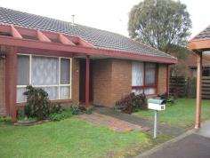  18 Cove Pl Morwell VIC 3840 1 Reduced to $135,000 Mid Valley Unit Unit - Property ID: 731394 BJ Bennett & Co Professionals Real Estate Morwell.  2 bedroom brick veneer unit at Mid Valley complex. Vaulted ceilings, BIR's, rear yard, carport. Currently leased at $165 per week.  Click here for the Consumer Affairs Victoria Due Diligence Checklist for Home Buyers  