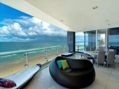  8/1 Enderley Avenue Surfers Paradise QLD 4217 $3,500,000 ULTIMATE BEACHSIDE LUXURY "ALLURE" - A world class beachfront residential abode in the heart of Surfers Paradise ideal for the most fastidious residents looking for quality, security and lifestyle.  This sophisticated full floor penthouse style apartment is one of only 13 residences and is located on the 8th floor with uninterrupted absolute beach front views from all rooms. This spacious and delightfully presented apartment is offered lavishly furnished and features: * Three ensuited bedrooms, media room and study * Oversized master suite with massive walk in robe and luxurious ensuite * Gourmet kitchen with Gaggenau appliances include microwave, oven, coffee machine and gas cooking top, Large walk-in pantry * Three car lock up garage, one double and one single with ample storage * "C Bus" full security and air-conditioning * Entire 8th level 350sqm (approx.) with secure private entry foyer * Huge balcony/outdoor living area perfect for entertaining with uninterrupted views * AND SO MUCH MORE! "ALLURE" offers a spectacular myriad of views and all the 5 star facilities you would expect, including, swimming pool, spa, sauna, gymnasium and more! Private viewings by appointment only.   Property Snapshot  Property Type: Apartment Features: Alarm Balcony Built-In-Robes Close to Transport Coastal Dining Room Dishwasher Ensuite Formal Lounge Gym In-Ground Pool Lounge Outdoor Living Pool Powder Room Remote Control Garaging Security Screens Spa Storage Study Walk-In-Robes 