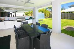  1 Conestoga Way Upper Coomera QLD 4209 $750,000 Spacious Open Plan Home Outstanding family home close proximity to schools, walking distance to the shopping center the M1 a short drive away. This Beautiful 4 bedroom family home main with en-suite, media ,study, separate family and rumpus room comes complete with pool table opening onto an outdoor area with built in barbecue for entertaining. Gourmet kitchen complimented by smeg stainless steel appliances, Black stone bench tops, electric oven and gas cook top perfection plus for the chef in the family.Fully ducted air-con,5,000 liter water tank, 5kw Solar Panels, Electric hot water,shutters throughout, vacumm maid and many more surprises await. 