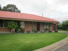  6/27 Guernsey Street Scone NSW 2337     $245,000   	 A fantastic opportunity to purchase an ideal 2 bedroom unit in the centre of town. This unit has had some renovation work, improvements and painting done over the past 18 months. Main bedroom has a built in robe. The bathroom room has been renovated and has shower, vanity and toilet. High ceiling, shutter blinds, verandah out the front and a long screened in area at the back of the unit make it very comfortable. The lounge room has a split reverse cycle airconditioner and wraps around to the dining area and kitchen. The kitchen has a stove pantry and breakfast bar. The laundry and single attached garage have internal access through the screened in rear verandah. A tidy courtyard is secure, flat and has a large garden shed and a concrete are to sit and have a cuppa. Located in a group of 10 single storey units the majority of which are owner occupied, this strata unit gives you a rare opportunity to purchase an ideal retirement or investment property close to all Scones's services. Please note I declare an interest in this property in that it is owned by my Inlaws. Features Verandah   	 Courtyard Property Details Bedrooms 		 2 Bathrooms 		 1 Garages 		 1 Land Area 		 194 m2 