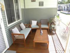  33/ 187 The Springs Rd SUSSEX INLET NSW 2540 $249,000 Gateway Snappy Gums offers you a pool, tennis court and a peaceful, relaxed lifestyle with approximately a couple of kilometres drive to the nearest boat ramp and about the same to the Golf Course, with the shopping Centre not that much further away. This delightful home is only about 2 years old with large open plan lounge/ dining, modern kitchen with gas cooking, pantry, breakfast bar and larger than usual fridge space to take a sizeable fridge, 2 good size bedrooms with BIR's and fans, modern bathroom with WC and with the facility of a 2nd WC in the laundry. Double end on end carport and 2 cosy deck areas to relax and enjoy the cooling north easterly breezes or entertain your guests. The property also has a garden shed and is fenced to ensure your favourite pooch doesn't decide to leave home to explore the beautiful beaches and national park a short distance away. 