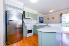  1/24 Jubilee Parade, DIAMOND BEACH, NSW 2430 FOR SALE:   $275,000   Only footsteps to the golden sand of Diamond Beach is this well cared for two bedroom brick and tile villa that’s 1 of 4 in a rare boutique complex.The living areas have floating floorboards,there’s built-in’s in both bedrooms,the bathroom is fully tiled,the laundry area is spacious with lots of overhead cupboards and there’s also a generous linen closest.The kitchen,lounge and dining areas take advantage of the ocean skyline and the balcony will impress those looking for a quiet beach escape with privacy on hand.Comes with covered car parking,lock up storage and can include all modern furnishings and white goods that are in excellent condition.Use as a weekender, holiday or permanent rental. It’s priced to sell and ready for you…. 