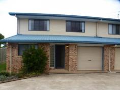  7/277 Haly Street Kingaroy Qld 4610 $180,000 ATTRACTIVE TWO BEDROOM TOWNHOUSE 2 1 1 This two bedroom brick townhouse is within walking distance to Kingaroy CBD and has a lock up garage. An attractive townhouse unit with living area downstairs and two roomy bedrooms and bathroom upstairs. A second toilet downstairs.   Inspection Times Contact agent for details 