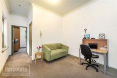  626/45 Victoria Parade Collingwood Vic 3066  Price by Negotiation over $165,000 With secure tenants in place until February 2016 this investment ticks all the boxes! Currently returning $1,195 per calendar month you will start enjoying the returns on this property from the moment you take ownership.  Features Include: - Attractive layout with central bathroom and open plan kitchen/living - Comes fully furnished, offering convenience to tenants and allowing you to achieve a top rent - Corner, top floor, light a bright apartment with ideal Northwest aspect - Offers a gross return of approx. 8.69% - Beautiful red brick building (circa 1925) with high ceilings Location is second to none, only a short walk to popular Smith and Gertrude St and close to RMIT, ACU and Melbourne Universities. You also have trams and buses right out front and Parliament railway station a short stroll away.  All of the above features ensure you will enjoy very low vacancy rates. This hassle free investment is a must inspect. Call Bob Budd to arrange a viewing today. Harcourts City Residential, your preferred Estate Agents, specialise in apartment sales & leasing, for in-depth information on Melbourne apartments and further information on the property you are viewing visit: Information on outgoings: cityresidential.harcourts.com.au/Home/Buy/Outgoing-Summaries our blog: harcourtscityresidential.wordpress.com website: cityresidential.harcourts.com.au Before you buy a home, you should be aware of a range of issues that may affect that property and impose restrictions or obligations on you, if you buy it. Harcourts City Residential suggests that all buyers read the due diligence checklist available on our website: cityresidential.harcourts.com.au/Home/Buy/Due-diligence-checklist Harcourts City Residential is committed to maintaining the protection of the personal information it collects during the course of its business, as it is obliged to do under state and federal legislation. Please find a full copy of our privacy policy on our website: cityresidential.harcourts.com.au/Home/Contact-Us/Privacy-Policy Property condition 	 Good Property Type 	 Apartment Unit style 	 Number of levels: 4 Flooring 	 Carpet and Tiles Window coverings 	 Blinds Electrical 	 TV aerial Property features 	 Smoke alarms Kitchen 	 Standard, Separate cooktop, Rangehood and Microwave Living area 	 Open plan Main bedroom 	 King and Built-in-robe Main bathroom 	 Separate shower Laundry 	 Separate Views 	 Urban Aspect 	 North, West Water supply 	 Town supply Sewerage 	 Mains Locality 	 Close to transport, Close to schools, Close to shops 