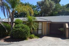  7/136 Mangles Street South Bunbury WA 6230 28000 Sitting at the back of a well-kept complex is this very neat and tidy two bedroom, one bathroom unit complete with a separate lounge and dining area. With only a short drive to all amenities and a short walk to hands oval this would suit a couple looking to down size but still enjoy that convenient location. With a large back courtyard overlooking mature trees there is a lovely feel to this very secure unit. Features include. - Good size lounge and dining room with a half wall separating the two - Reverse cycle air conditioner and fan in the lounge room - Kitchen with walk-in pantry and overhead cupboards - Two bedrooms both with good size built in robes - Large storage/linen cupboard and extra broom closet in laundry - Fully secure single lockup garage with storage cupboard - Security screens and doors throughout - Great court yard out back with good size patio Bedrooms 		 2 Bathrooms 		 1 Garages 		 1 