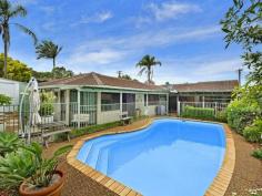  7 Sherwood Cl Bateau Bay NSW 2261 $459,000+ Family Home with Potential Dual-Income Residing in a quiet cul-de-sac within walking distance to local shops and transport this versatile home offers extremely low maintenance single level living and is spread across 3 living areas with generous bedrooms and an in-ground salt water pool. The home also has the potential for dual-occupancy (STCA), being currently setup as a 3 bedroom home with attached 1 bedroom flat (both with separate access) - presenting an excellent opportunity for the astute investor this one will surely sell fast; or equally just as functional as a 4 bedroom home. * Potential combined income as 2 flats: approx. $625/wk * Pristine salt-water pool with water tanks & garden shed * Covered entertaining patio, 3rd toilet in laundry * Triple tandem carport, room for caravan or boat * Lounge room and rumpus room in the front house * Large open plan lounge / dining in rear flat * Backs on to council reserve, very private This home will appeal to families, investors and retirees so be sure not to miss it! Contact Jay Hinde on 0405 422 825.   Property Snapshot  Property Type: House Construction: Brick Land Area: 515 m2 Features: Built-In-Robes Ceiling Fans Close to schools Close to Transport Covered Outdoor Entertaining Dining Room Dishwasher Downlights Ensuite Family Room Garden Shed In-Ground Pool Lounge Room Natural Gas Patio Rumpus Room Skylight Teenager Retreat Water Tank 