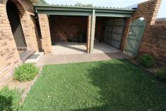  2/3 Simpson Terrace Singleton NSW 2330 $190,000 SPOTLESS 2 BEDROOM SECURE UNIT..DUCTED AIR..QUIET SETTING!! Beautifully presented with recent refurbishment presents this 2 bedroom unit in A1 condition!! Exceptional value in a quiet complex of just 10 units..North facing entry via lock up lawned courtyard with gardens and lock up carport for easy access into the unit..covered patio entry..ducted air throughout..2 bedrooms both with 4 door robes..separate wc to bathroom with separate shower + bath..double door linen..open light living area onto galley kitchen with breakfast bar, overhead cupboards and Chef appliances..separate laundry..lovely fully enclosed back yard..great value here with quick possession, or arrange a tenant upon exchange of contracts!! Council Rates $1221 p/a Strata Levy $486 p/ 