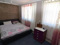  11/57 Mort Street Lithgow NSW 2790 TOWNHOUSE WITH A VIEW This neatly presented tri level townhouse is the perfect opportuinity for a home buyer or astute investor. Featuring 3 bedrooms (large master bedroom with built-in wardrobe); modern renovated bathroom; neat kitchen; open plan living & dining area with gas heating leading out onto a sunny North facing front balcony; fenced rear courtyard; and a double garage with internal access & extra storage space. Currently tenanted at $230 per week, however vacant possession is available if required.   Property Snapshot  Property Type: Townhouse Aspect Views: North Aspect Construction: Brick Veneer Zoning: General Residential (R1) Features: Close to Transport Courtyard Decking Storage 