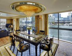  41/56a Pirrama Road Pyrmont NSW 2009 The epitome of waterfront opulence For a comprehensive eBrochure email darren@kenjacobs.com.au • Spanning a vast 284sqm (including balconies 317sqm), this immensely private address comes with a coveted boat berth and use of superb resort-style facilities • Embraced in glass on three sides with no common walls, the apartment captures breathtaking uninhibited harbour views from every room • Three completely separate bedroom suites house your family or guests in privacy, each incorporating their own magnificent marble bathroom  • The master suite features built in robes finished with etched glass cabinetry and an integrated vanity desk while the opulent ensuite has a bath and gilt feature tiles • Living and dining spaces provide ample room for entertaining on a grand scale, and warmed by a gas Jetmaster fireplace • The chic stone-topped Miele induction kitchen features lacquered timber joinery and an integrated espresso machine • Unique parquet flooring with marble inlay graces the living areas, adding warmth and elegance • The apartment comes with a private 17m boat berth on its own title, which can be purchased separately, along with triple security parking with secure lift access • The world-class restaurants of the newly transformed Star Casino and Jones Bay Wharf are mere footsteps from your door, along with the Lyric Theatre Open for Inspection Saturday 11:00am - 11:30am For sale via Expressions of Interest  
