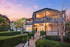  3 Wallace St Greenwich NSW 2065 Elegance on the Point An elegant home offering multiple outdoor entertaining areas with sweeping panoramas of the Harbour and City skyline from a perfectly secluded position within prized Greenwich Point. Regally proportioned living/dining area flows effortlessly outside with lush lawns and gardens and wraparound verandah. A wonderful residence providing: • 	 Caeserstone kitchen with stainless steel appliances and walk-in pantry • 	 Sun-washed rear level garden with heated pool • 	 Main bedroom with walk-in robe and access to the covered veranda with stunning views to City Harbour Bridge. • 	 Ensuite with a deluxe deep spa bath • 	 Choice of 2 casual entertaining rooms, one adjoining the heated pool and north facing back garden • 	 Enjoy the fire works from second floor entertaining room that flows to the covered verandah  • 	 Large loft study with additional storage • 	 Large temperature controlled wine cellar • 	 Automatic double garaging, gas ducted heating plus air conditioning throughout Moments to Greenwich Wharf, Tennis Club, Harbour Swimming Pool, Sailing Club and Manns Point Park. Public transport, Greenwich Public School and Greenwich Village shops and cafes are close by. 