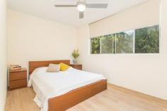  1/47 Elizabeth Street Toowong Qld 4066 Recently renovated with impeccable taste, this two bedroom unit will surprise you with its functional design and spacious courtyard and entertaining area. The combined living/dining area and separate galley style kitchen feature gorgeous light timber laminate flooring and the unit has been freshly painted in neutral tones.  From every room, there are large windows or floor to ceiling sliding doors to bring the outside in, you will feel like you live in a private forest enclave.  The generous sized master bedroom features double windows framing the trees, a built in wardrobe, ceiling fan and block out roller blinds.  The property also features: - Stainless steel appliances, including four burner electric cook top and oven - Functional white bathroom feels bright and airy  - Located on first floor in a small complex of 6 - A total of 115m2 - including 69m2 internal floor area plus 46m2 in courtyard and entertaining - Lockup garage  Elizabeth Street is a quiet and leafy street and offers the best of Toowong living. Just a short 5 minute walk to the local cafÃ©s and bus to the CBD. Property Details Bedrooms 		 2 Bathrooms 		 1 Garages 		 1 